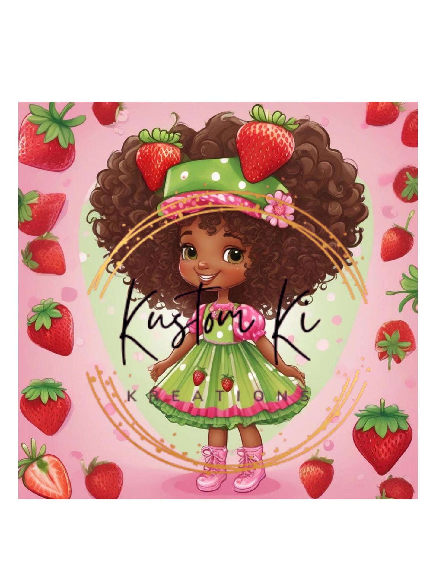 African American Strawberry Shortcake png