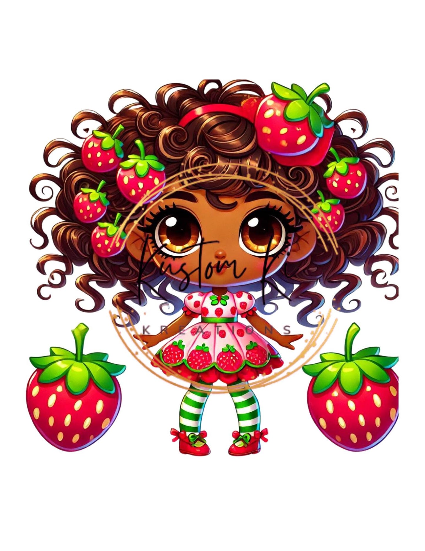 African American Strawberry Girl