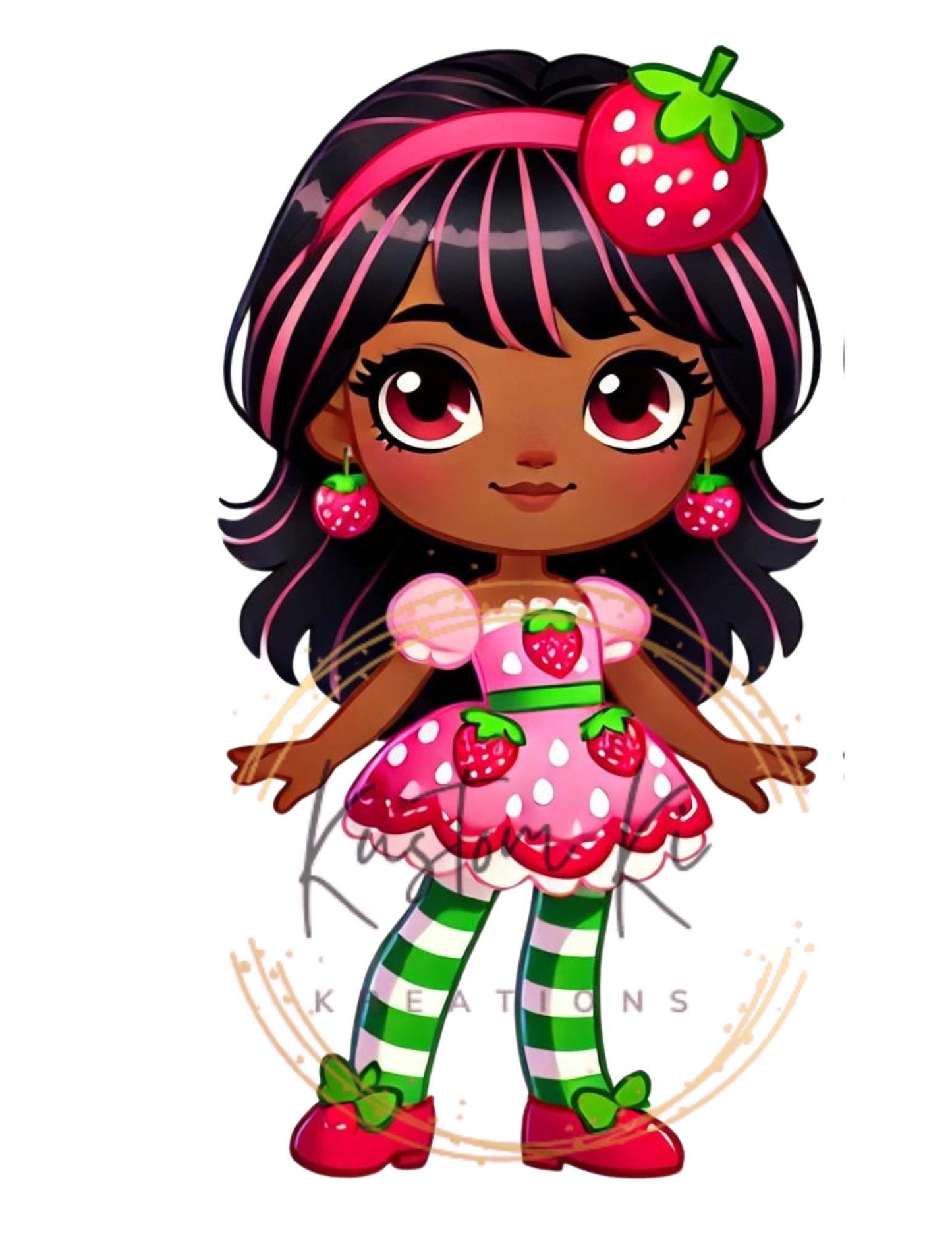 African American Strawberry Girl
