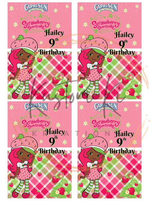 Caprisun and Waterbottle labels (2  editable templates and designs)