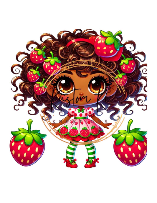 African American Strawberry Girl